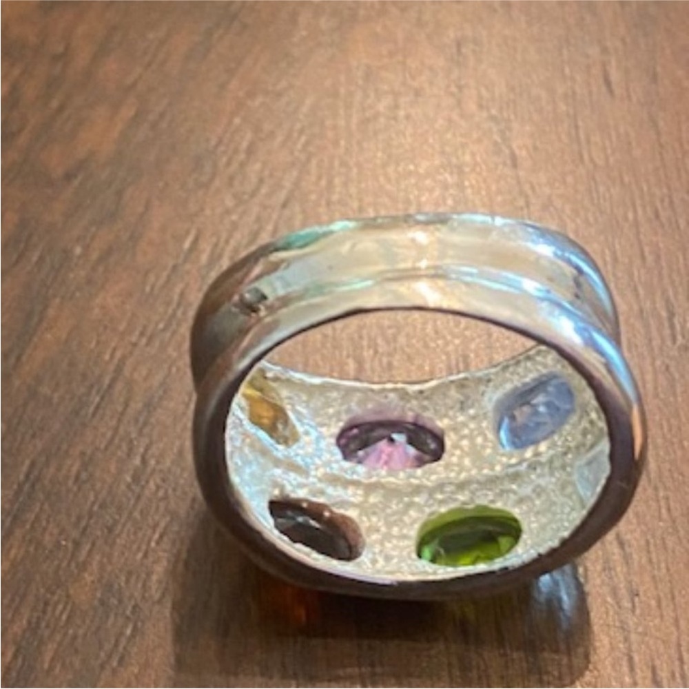 Sterling Silver Gemstone Ring - image 3